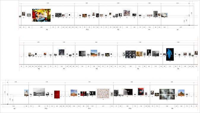 Projeto da exposição Poder Provisório, curadoria de Eder Chiodetto
