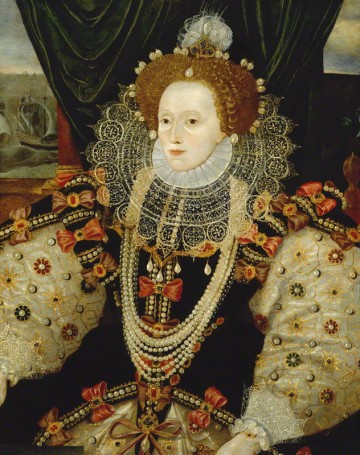 Rainha Elizabeth I, autor desconhecido, c. 1588
